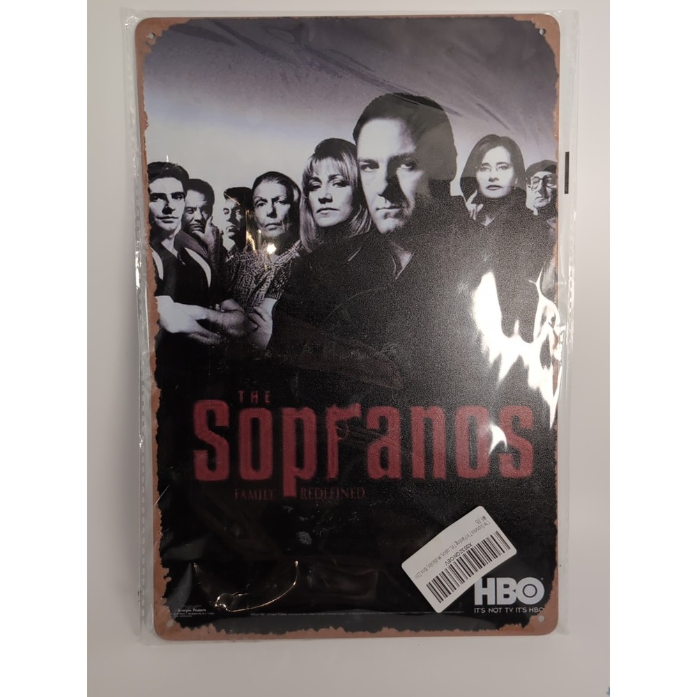 The Sopranos Family Redefined-Steel Decor Sign 12x8‎